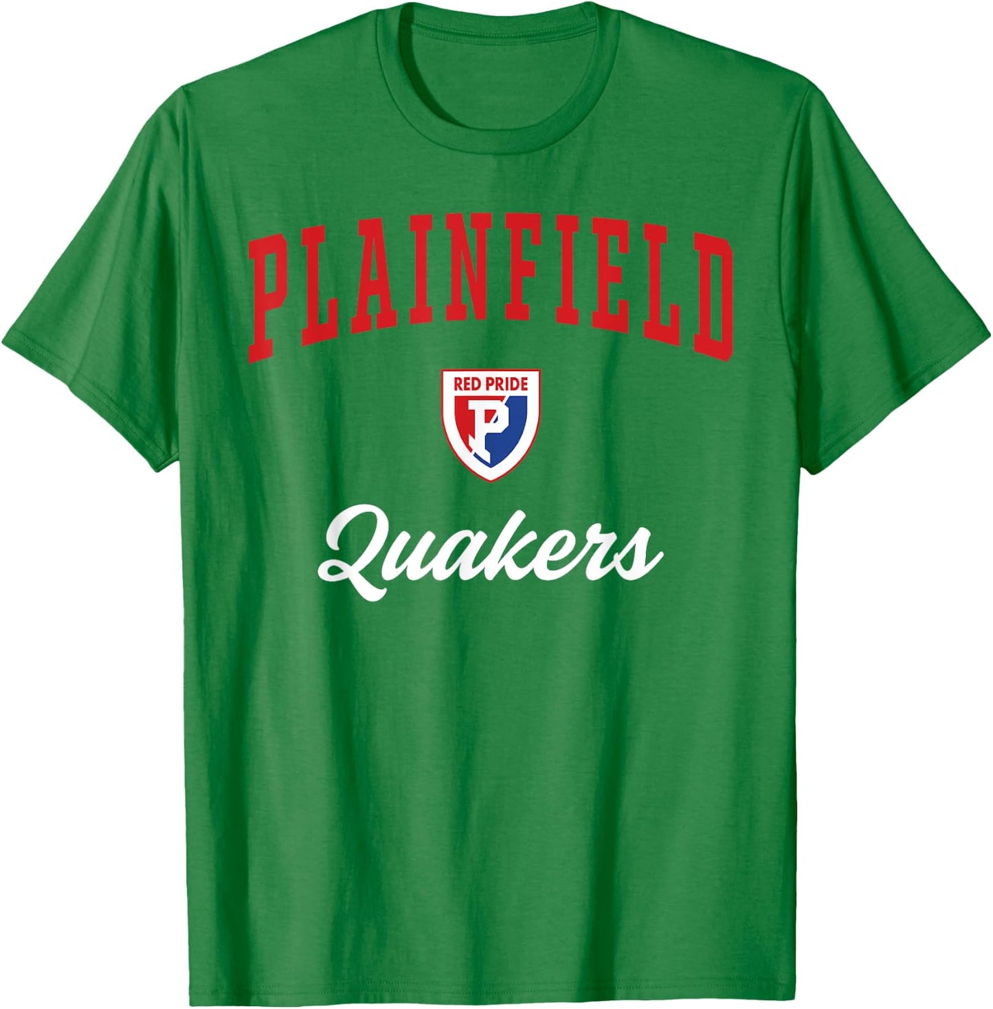 Plainfield High School Quakers T-Shirt - T-Shirt | Irish Green