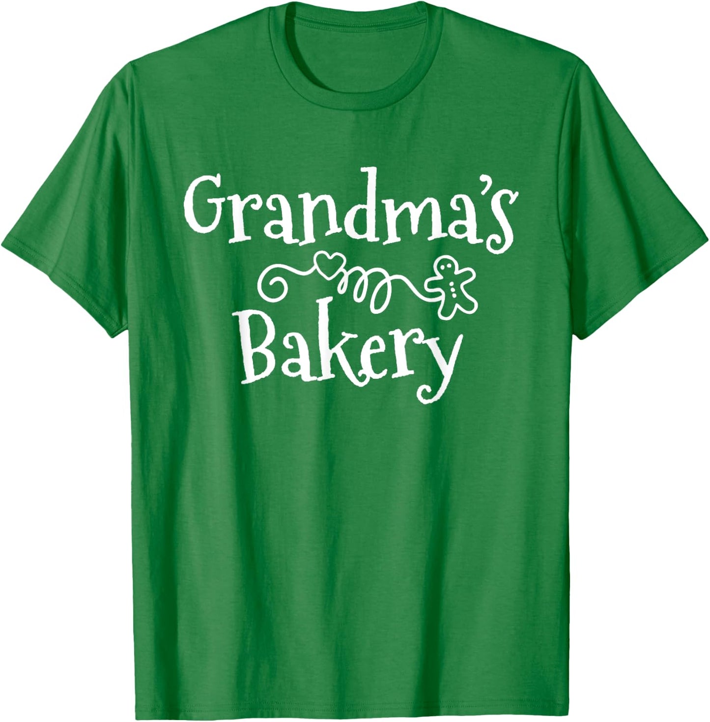 Grandma's Bakery Christmas Cookie Xmas Women Baking T-Shirt - T-Shirt | Irish Green