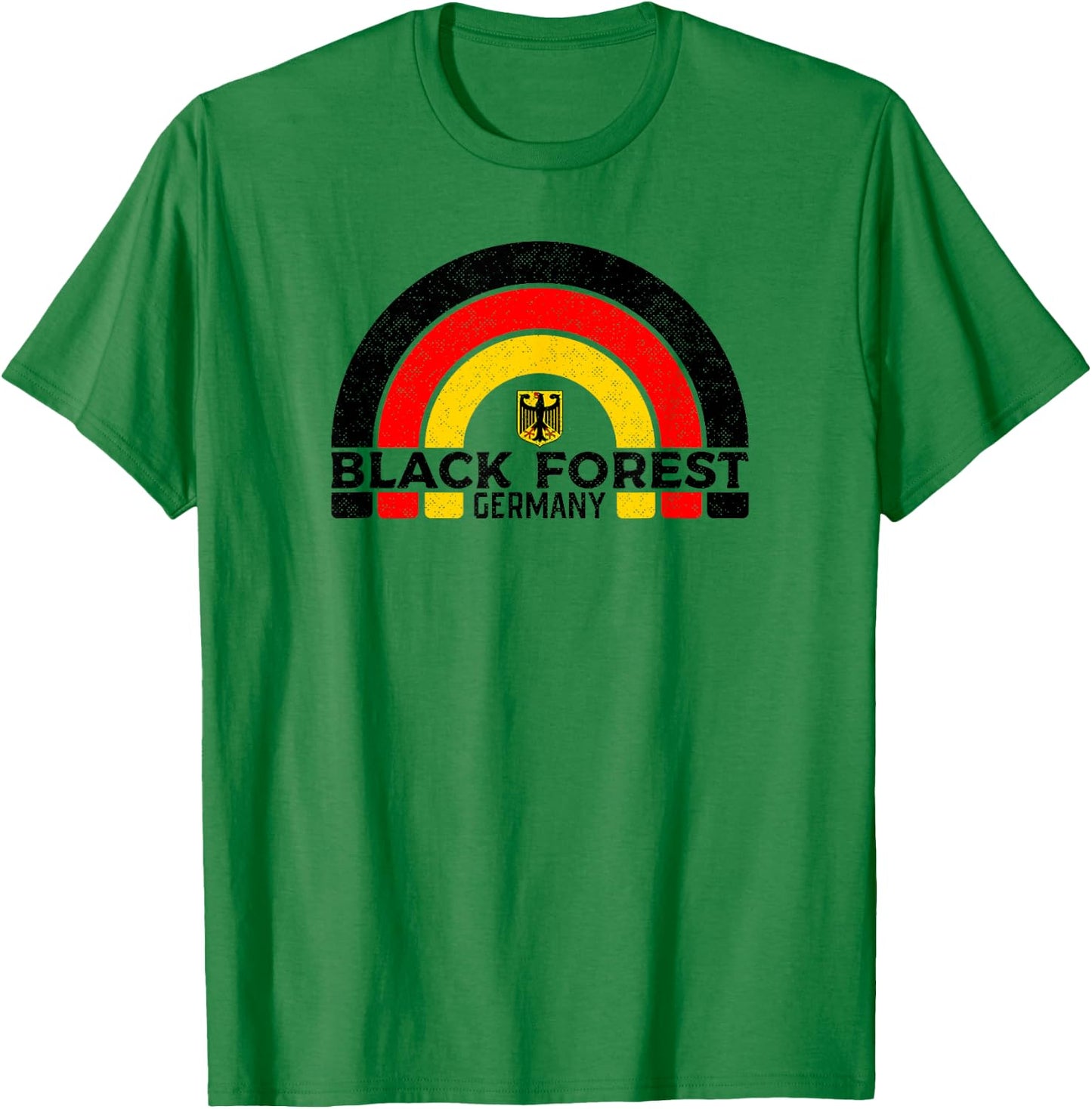 Retro Black Forest Germany T-Shirt - T-Shirt | Irish Green