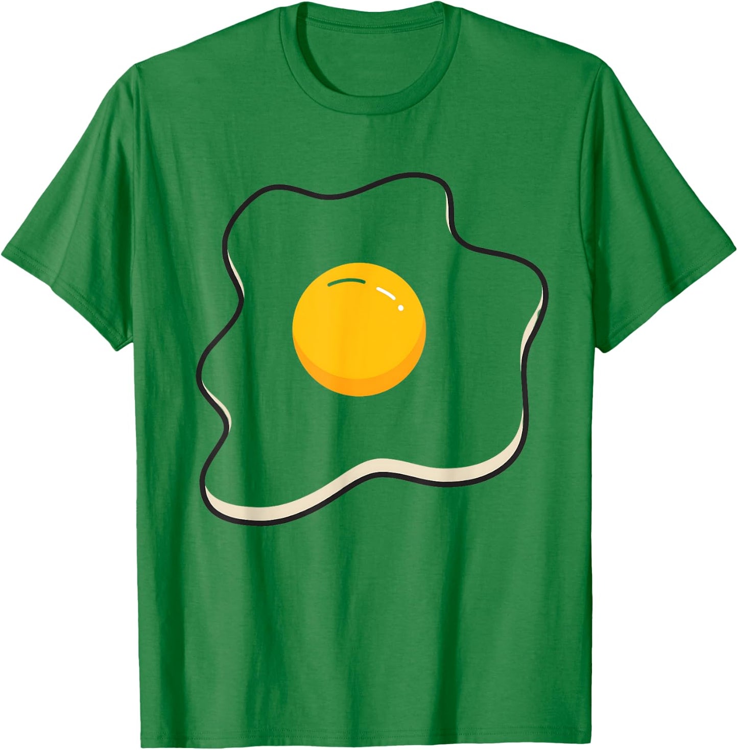 Funny Egg Halloween Costume PRETEND I'M AN EGG White Yellow T-Shirt - T-Shirt | Irish Green