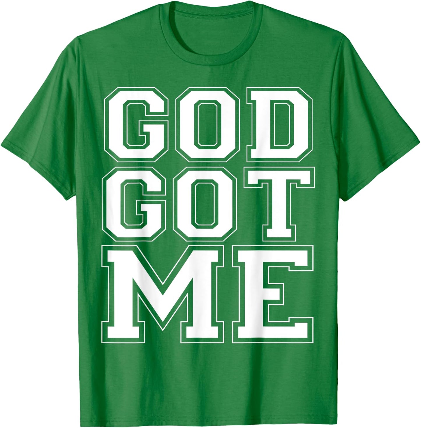 Christian T Shirt God Got Me T-Shirt - T-Shirt | Irish Green