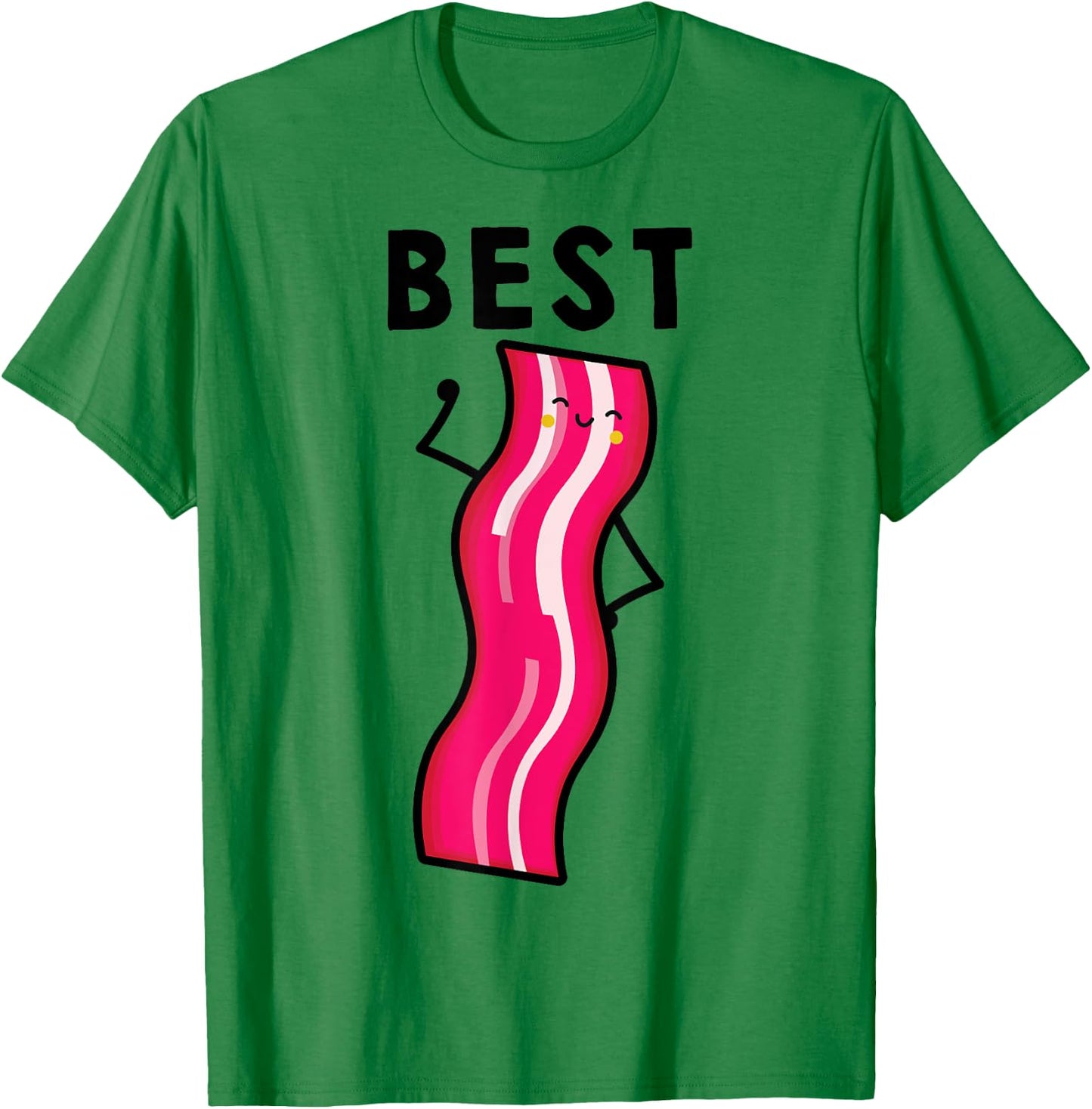 Bacon and Egg Matching BFF Best Friend T Shirts Bestie T-Shirt - T-Shirt | Irish Green