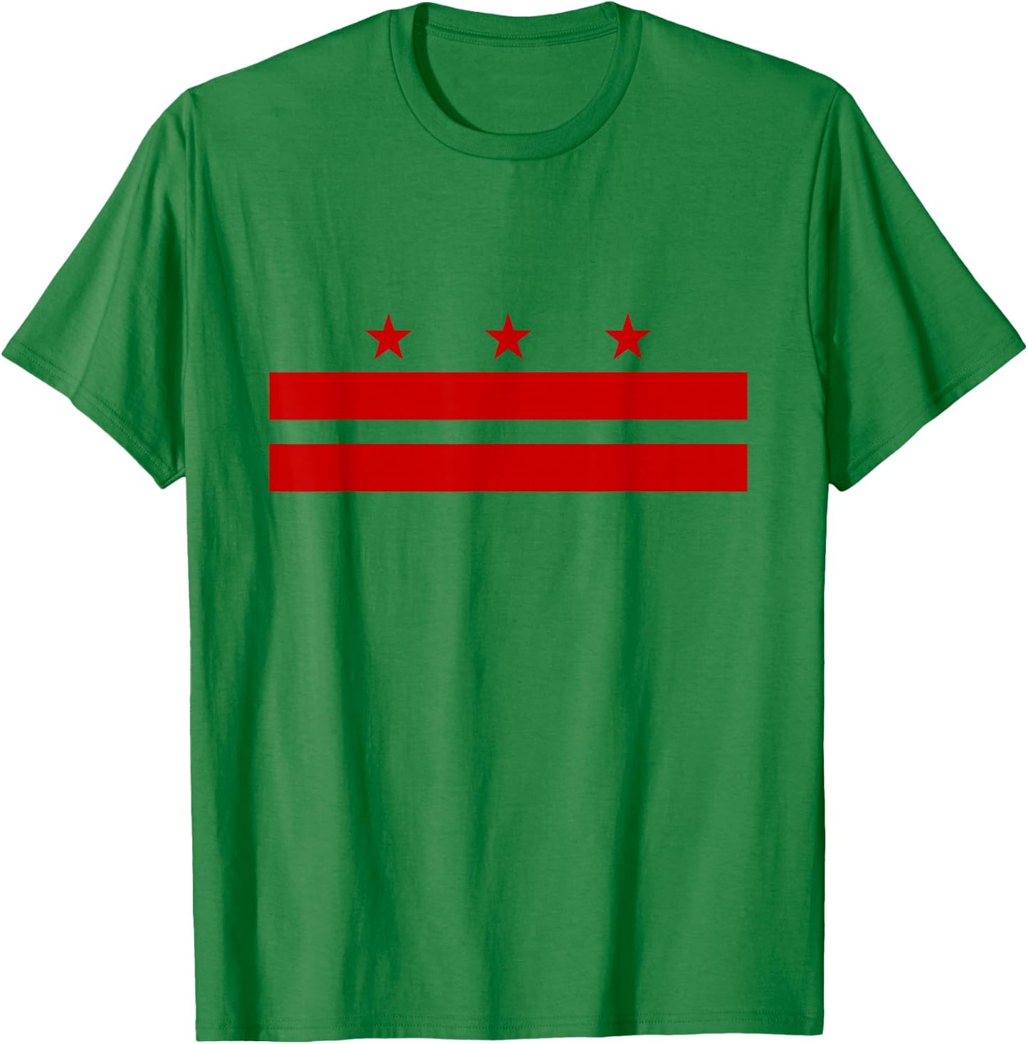 Washington, D.C. Flag, A Capital City, Men Women T-Shirt - T-Shirt | Irish Green