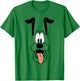Disney Pluto Big Face Ears Up T-Shirt - T-Shirt | Irish Green