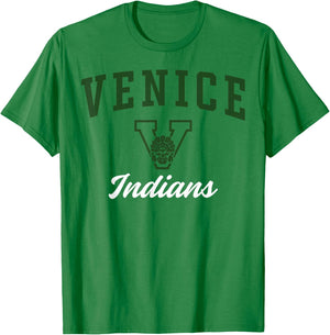 Venice High School Indians C3 T-Shirt - T-Shirt | Irish Green