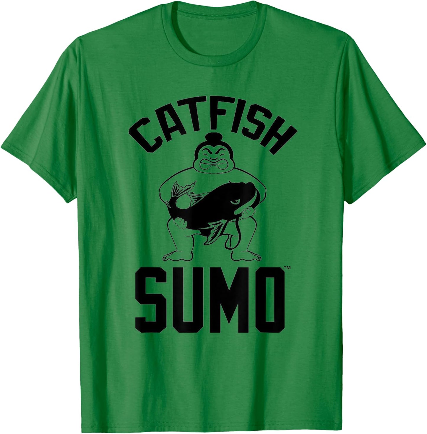Lucky Catfishing Shirt by Catfish Sumo T-Shirt - T-Shirt | Irish Green