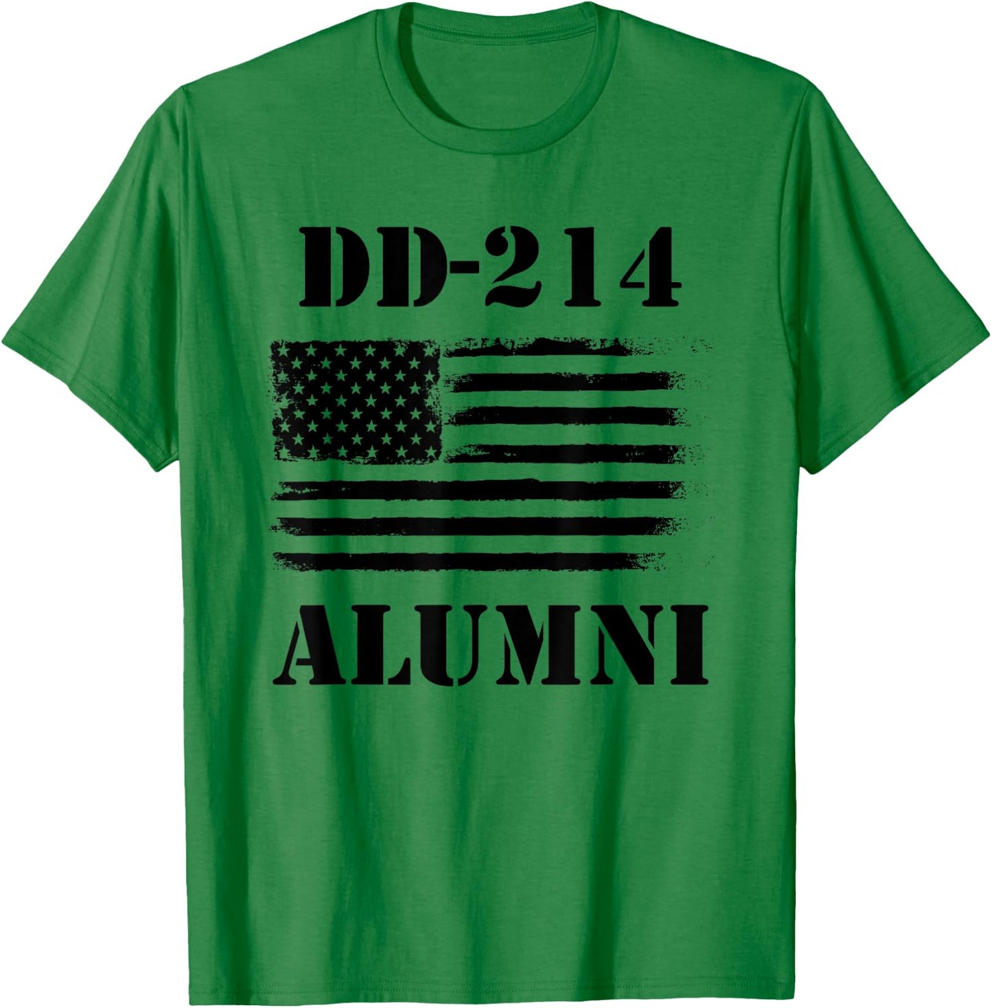 DD 214 Alumni - Veteran Gift Retired American Soldier T-Shirt - T-Shirt | Irish Green