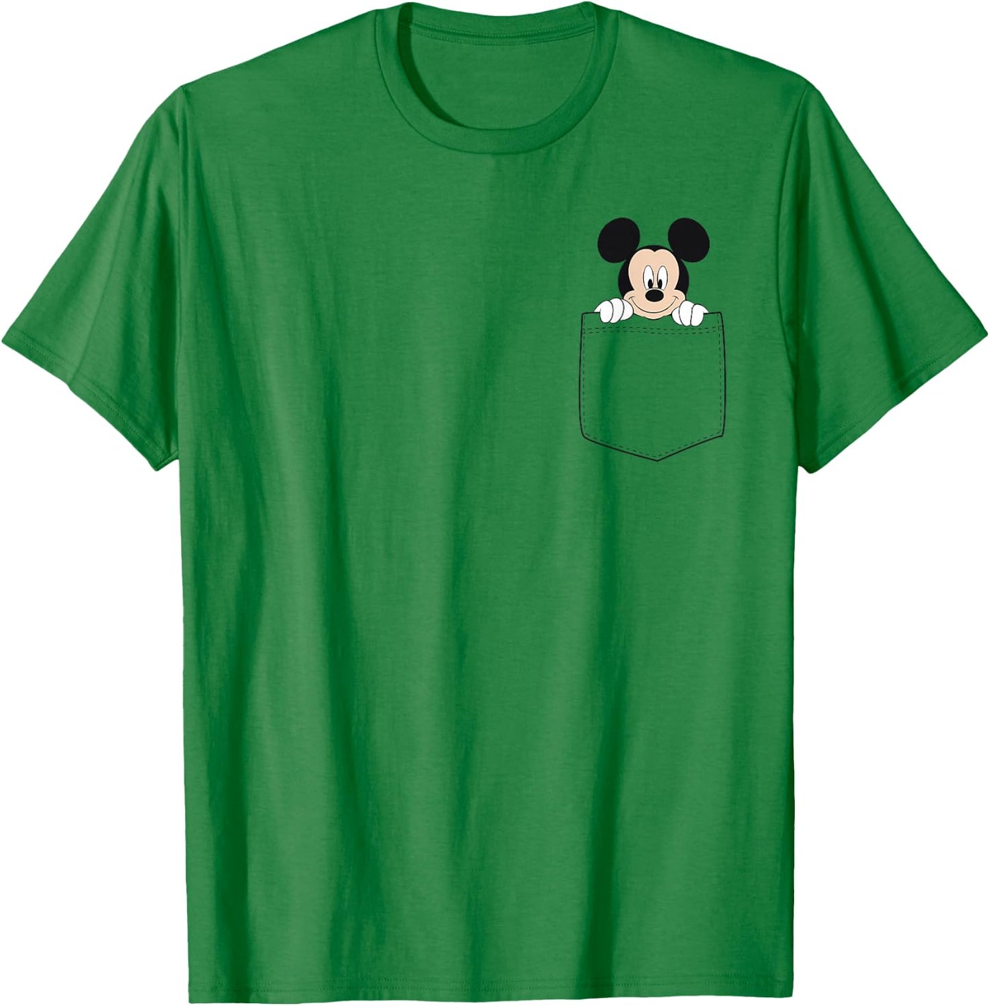 Disney Adult Classic Fit Mickey Mouse - Blue Cotton , ODNY-2045 T-Shirt - T-Shirt | Irish Green