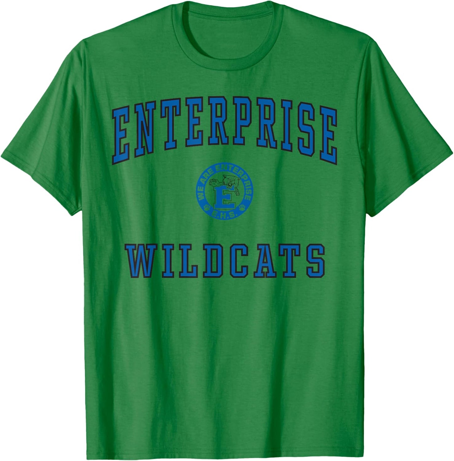 Enterprise High School Wildcats C1 T-Shirt - T-Shirt | Irish Green