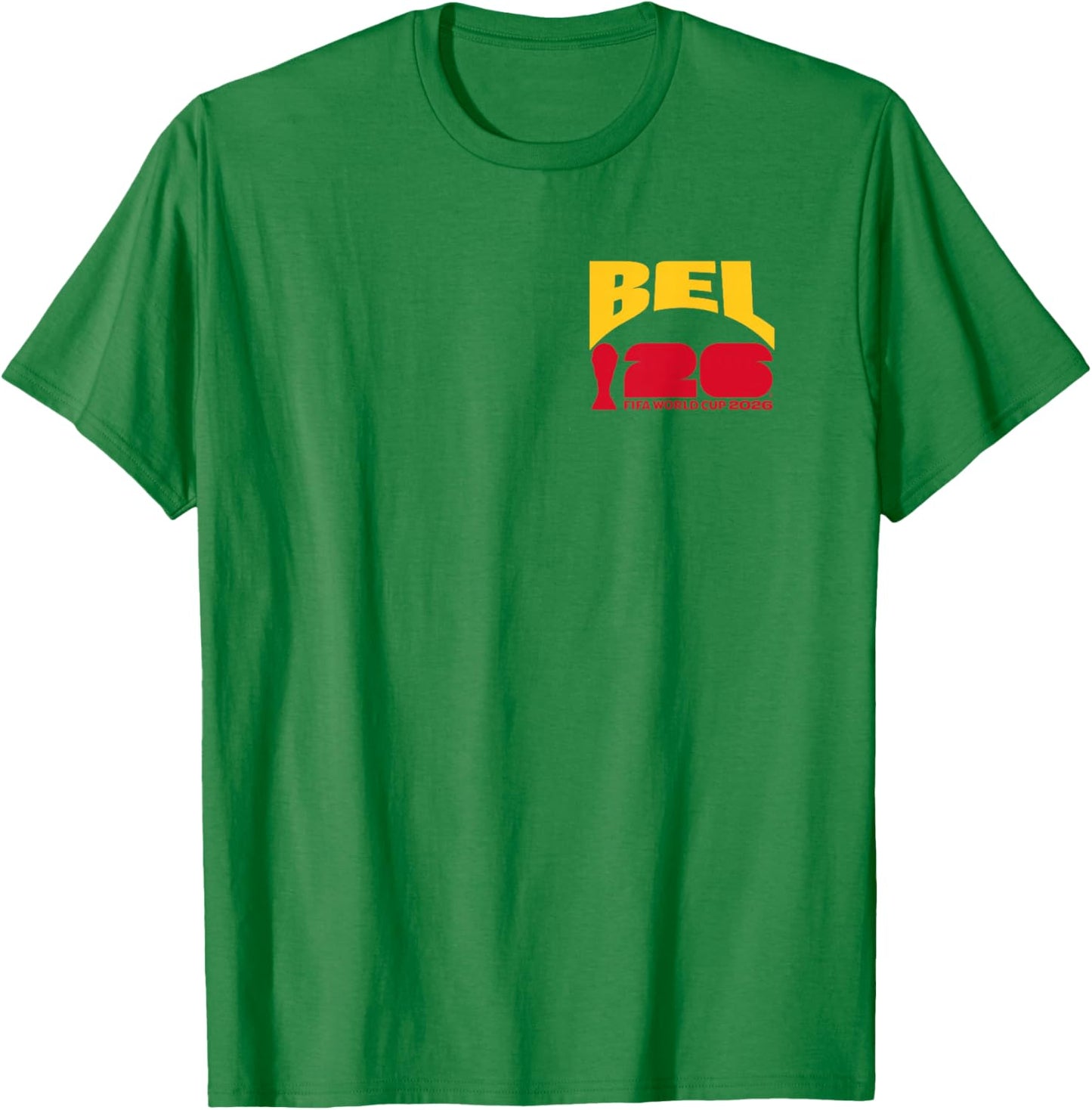 FIFA World CUP26 Belgium Ball in Goal T-Shirt - T-Shirt | Irish Green