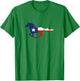 Texas State Flag Running Horse T-Shirt - T-Shirt | Irish Green