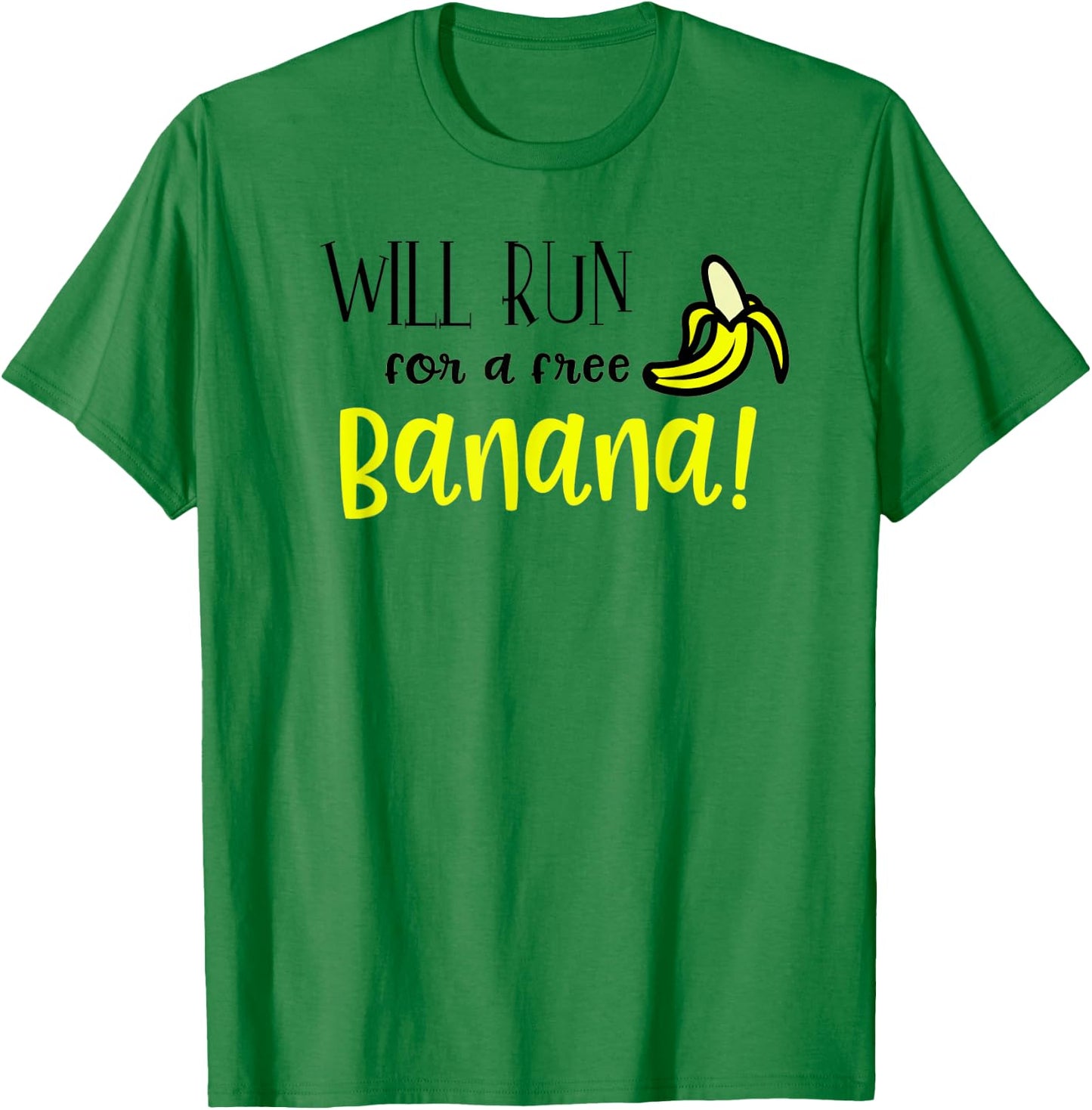Marathon Funny Motivation I Running Banana gift T-Shirt - T-Shirt | Irish Green