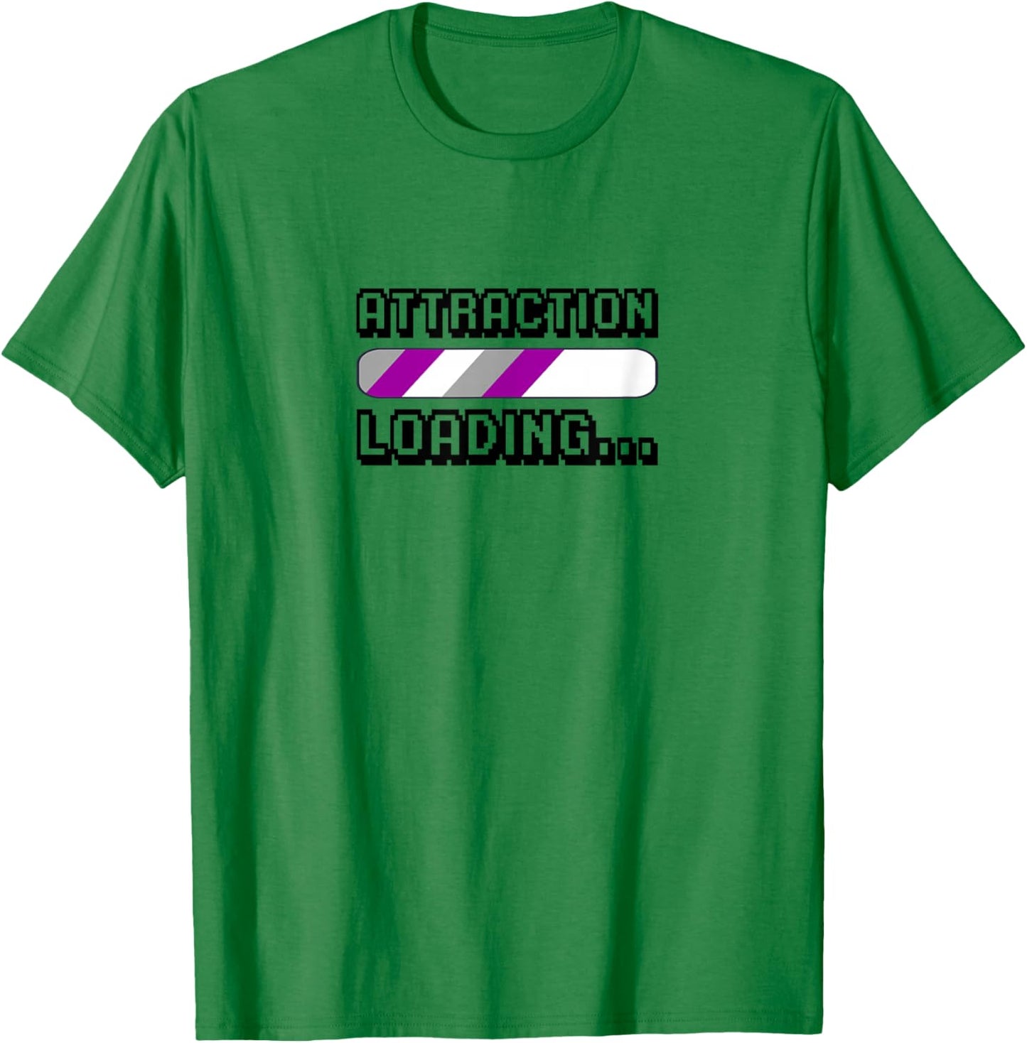 Attraction Loading Demisexual Funny T-Shirt - T-Shirt | Irish Green