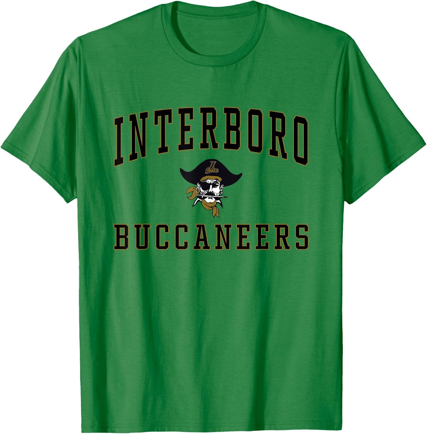 Interboro High School Buccaneers C1 T-Shirt - T-Shirt | Irish Green
