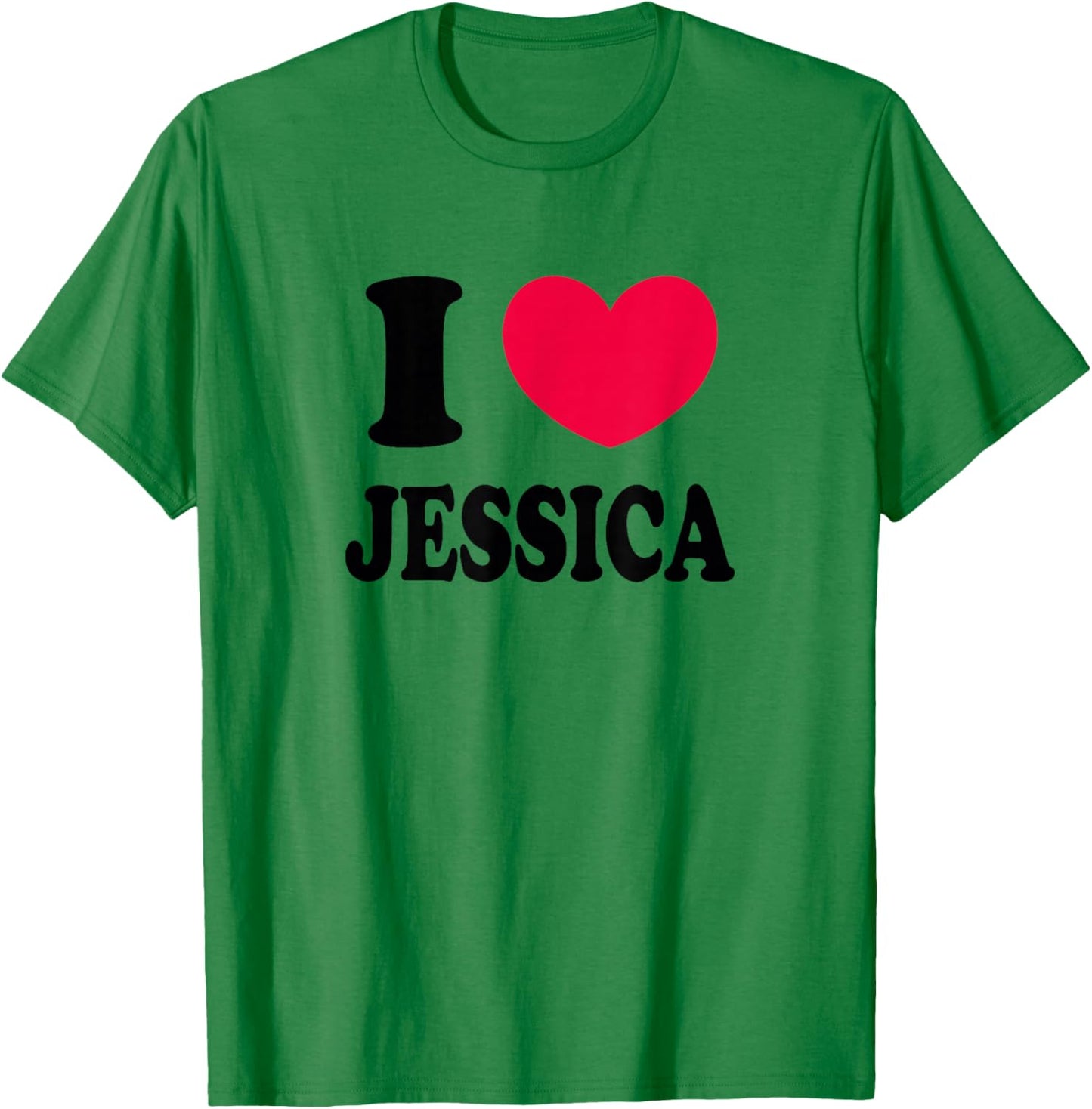 I Love Jessica T-Shirt - T-Shirt | Irish Green