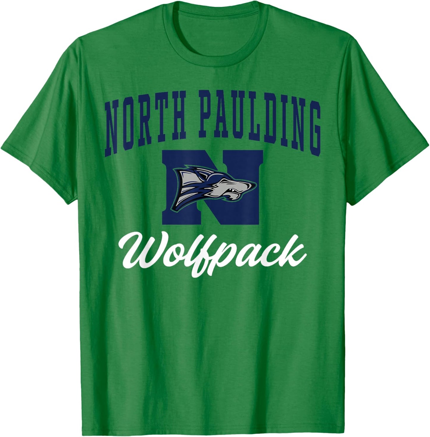 North Paulding High School Wolfpack C3 T-Shirt - T-Shirt | Irish Green