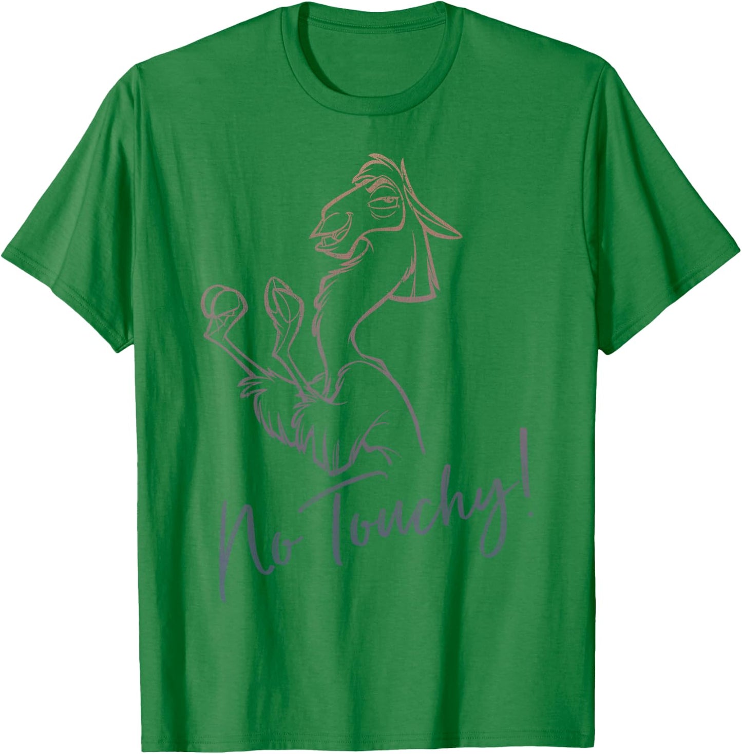 Disney Emperor's New Groove Llama No Touchy! Graphic T-Shirt - T-Shirt | Irish Green