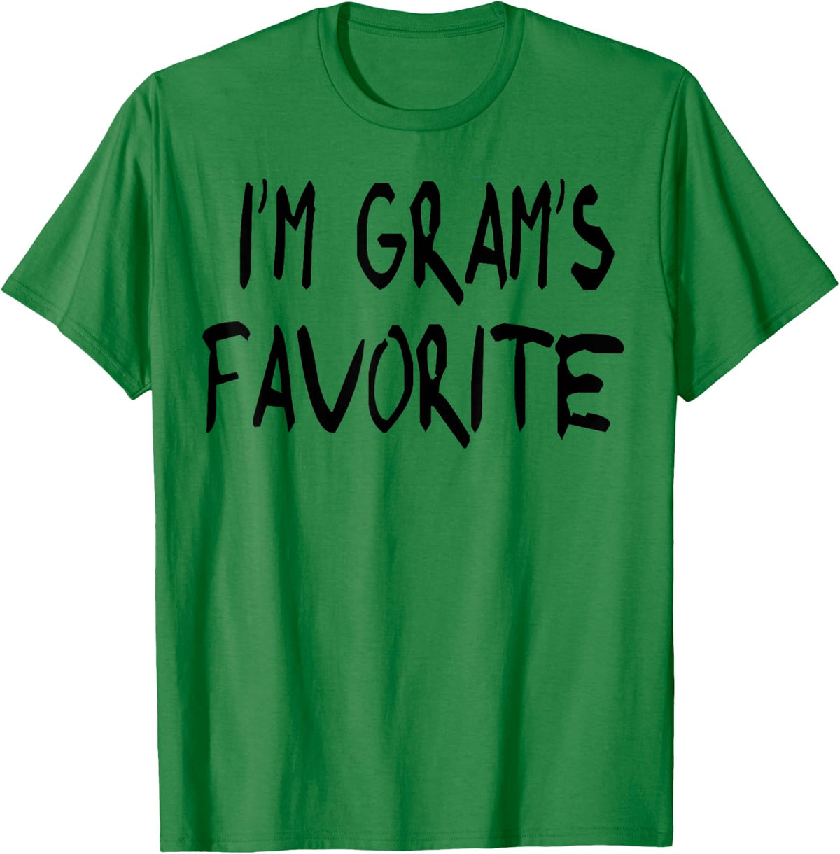 Grandmother I'm Gram's Favorite Grandma T shirt T-Shirt - T-Shirt | Irish Green