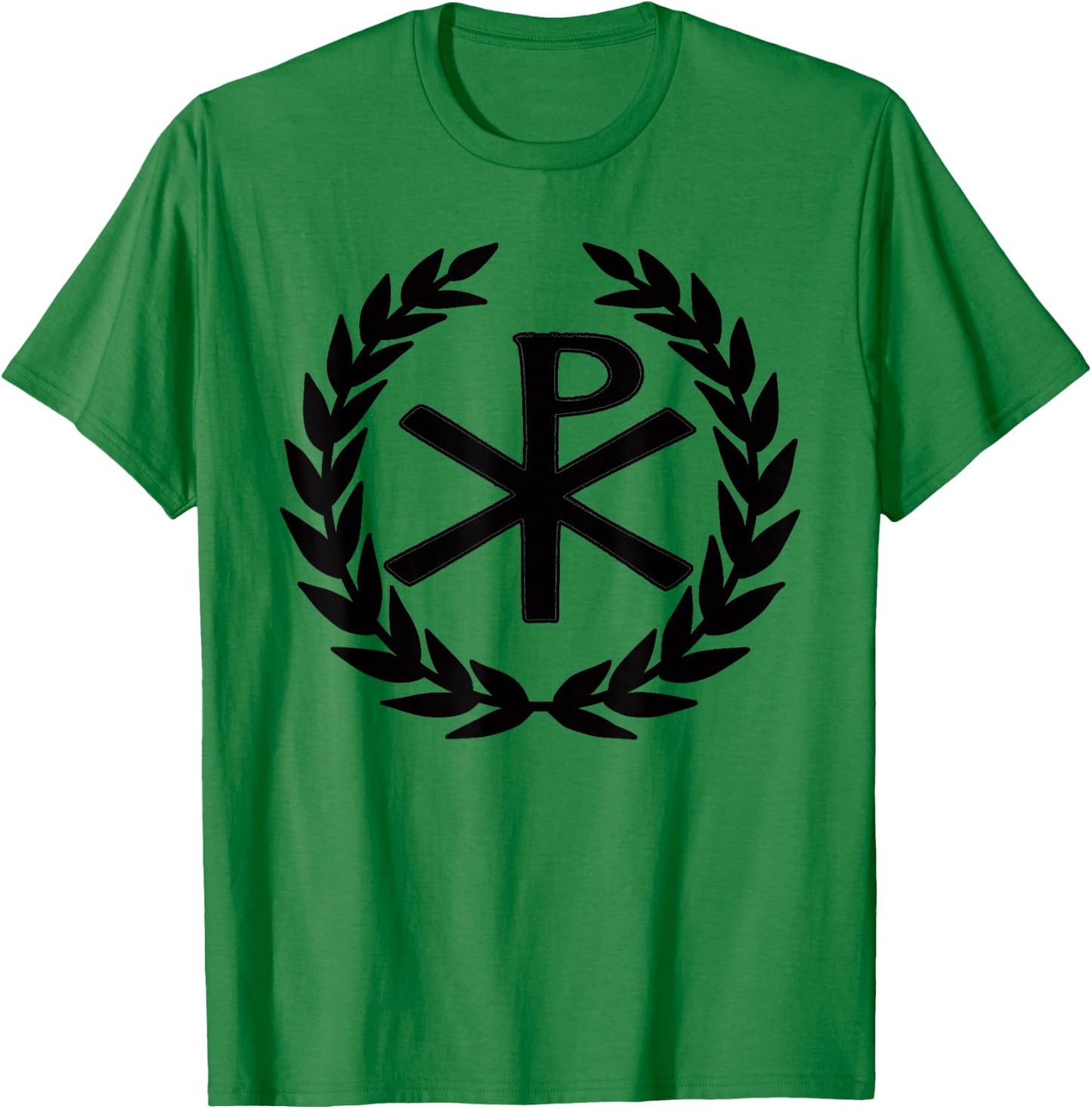 Roman Empire Chi Rho Symbol T-Shirt - T-Shirt | Irish Green