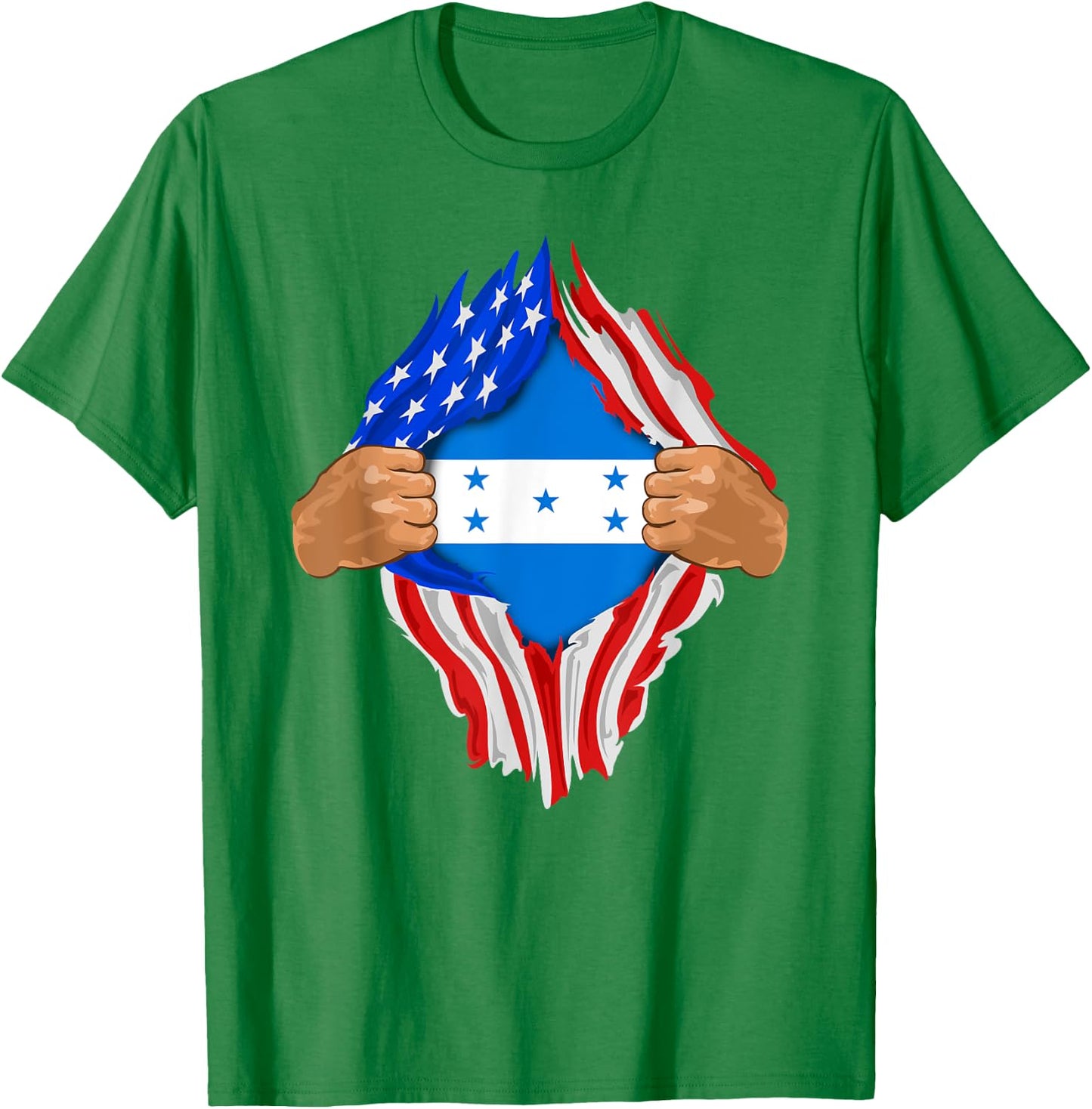 Honduran Blood Inside Me | Honduras Flag Gift T-Shirt - T-Shirt | Irish Green