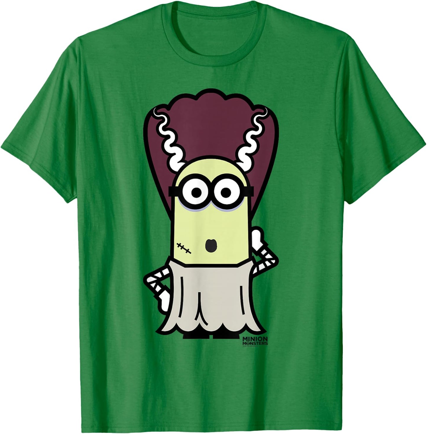 Despicable Me Monster Halloween Bride Graphic T-Shirt - T-Shirt | Irish Green