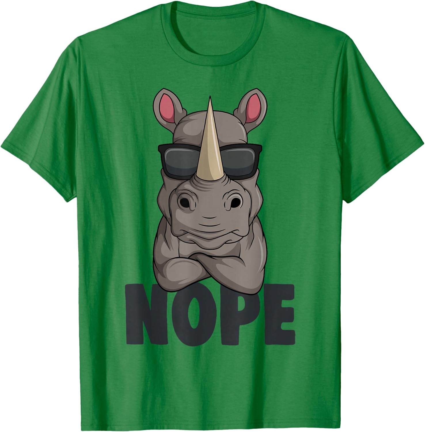 Rhino Children's Boys Women Rhinos T-Shirt - T-Shirt | Irish Green