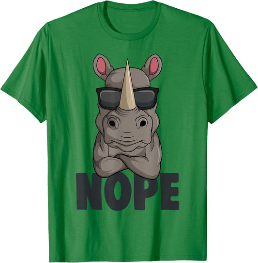 Rhino Children's Boys Women Rhinos T-Shirt - T-Shirt | Irish Green