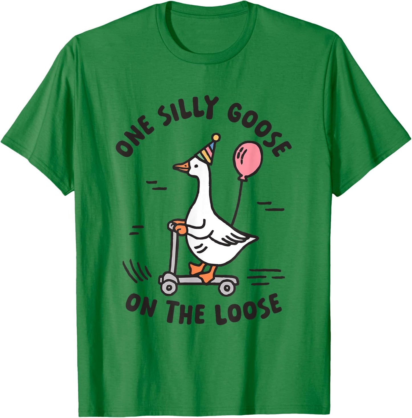 Silly Goose On The Loose T-Shirt - T-Shirt | Irish Green