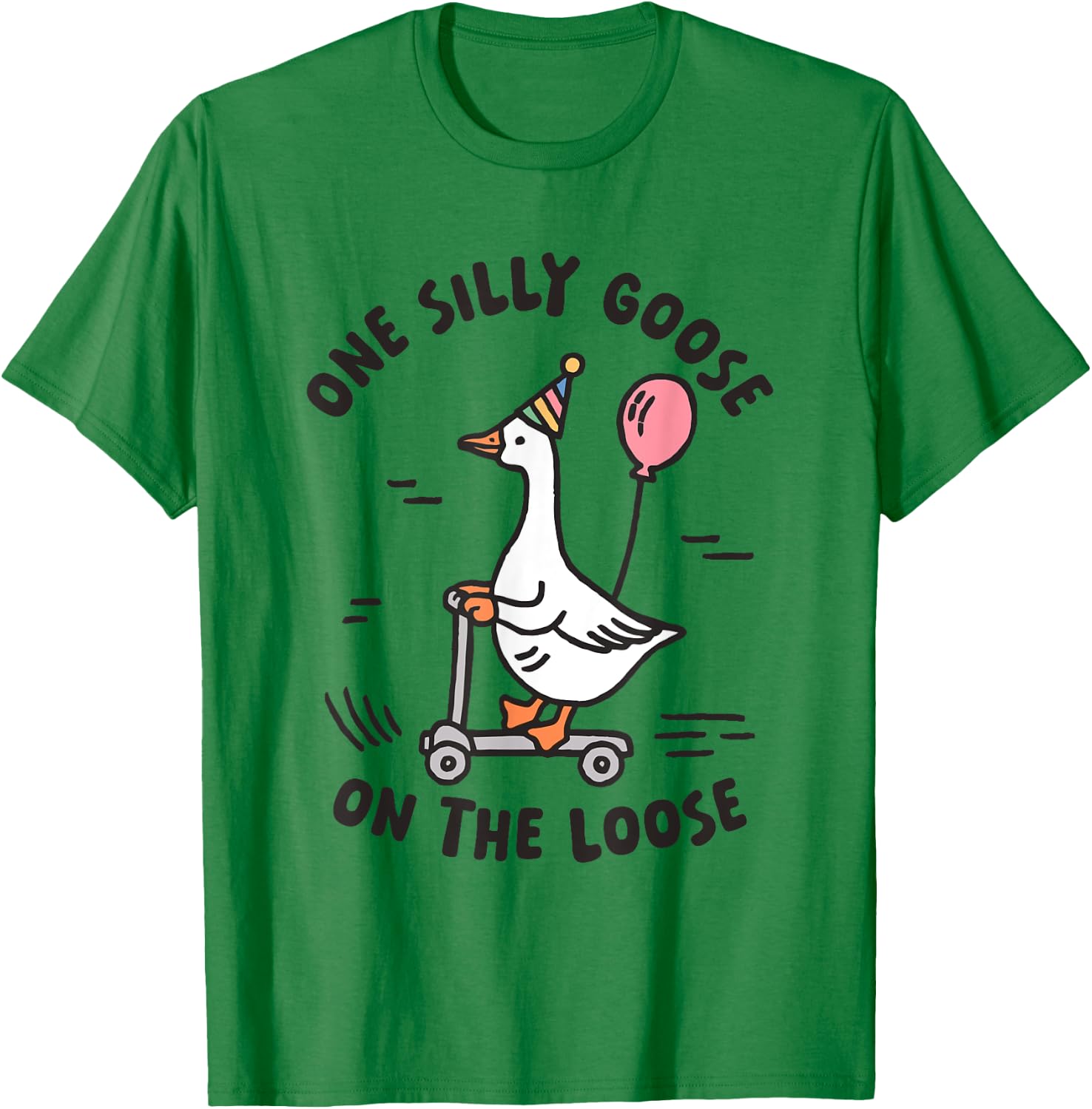 Silly Goose On The Loose T-Shirt - T-Shirt | Irish Green