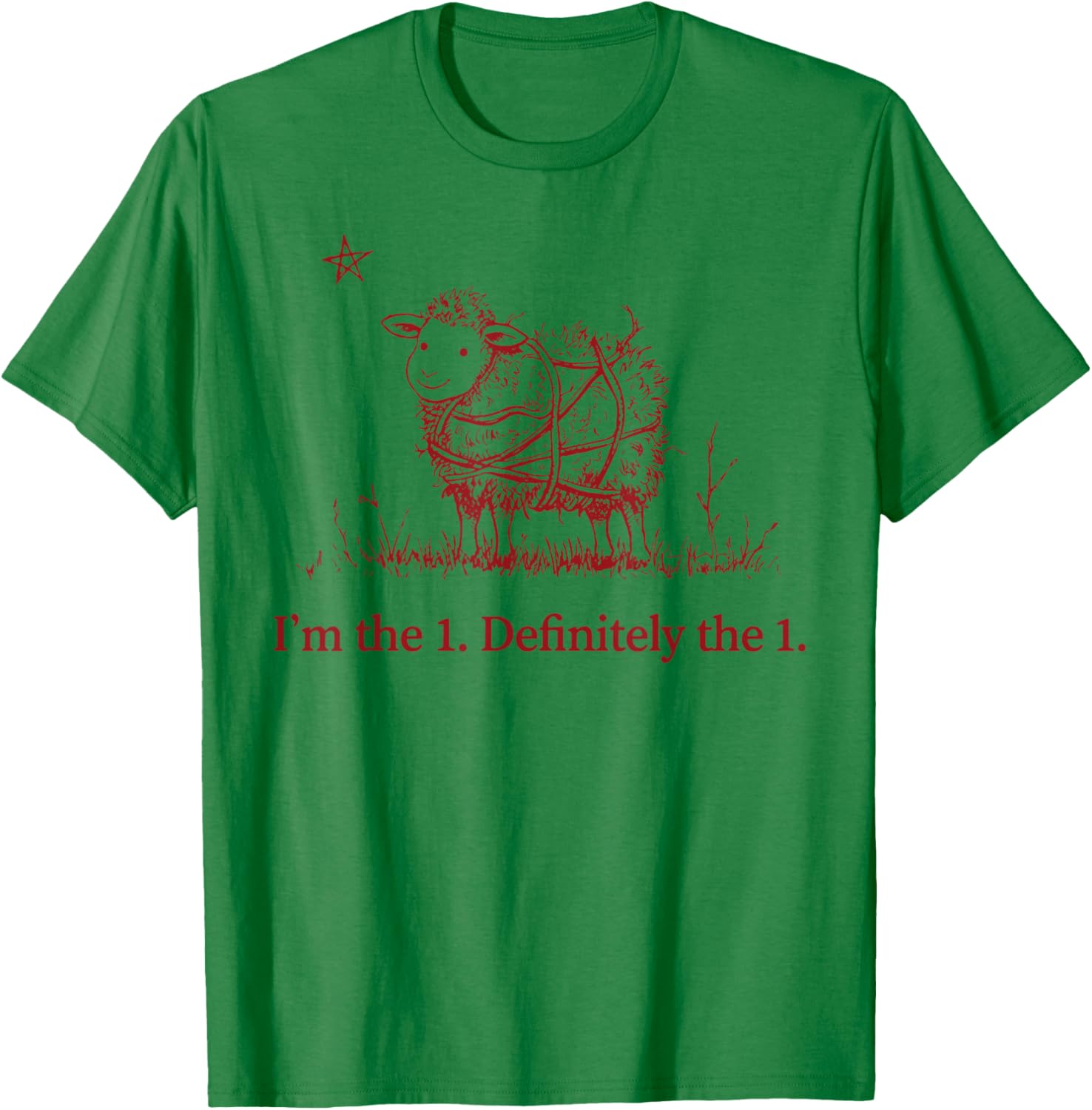 I'm The 1 Definitely The 1- Parable of The Lost Sheep T-Shirt - T-Shirt | Irish Green