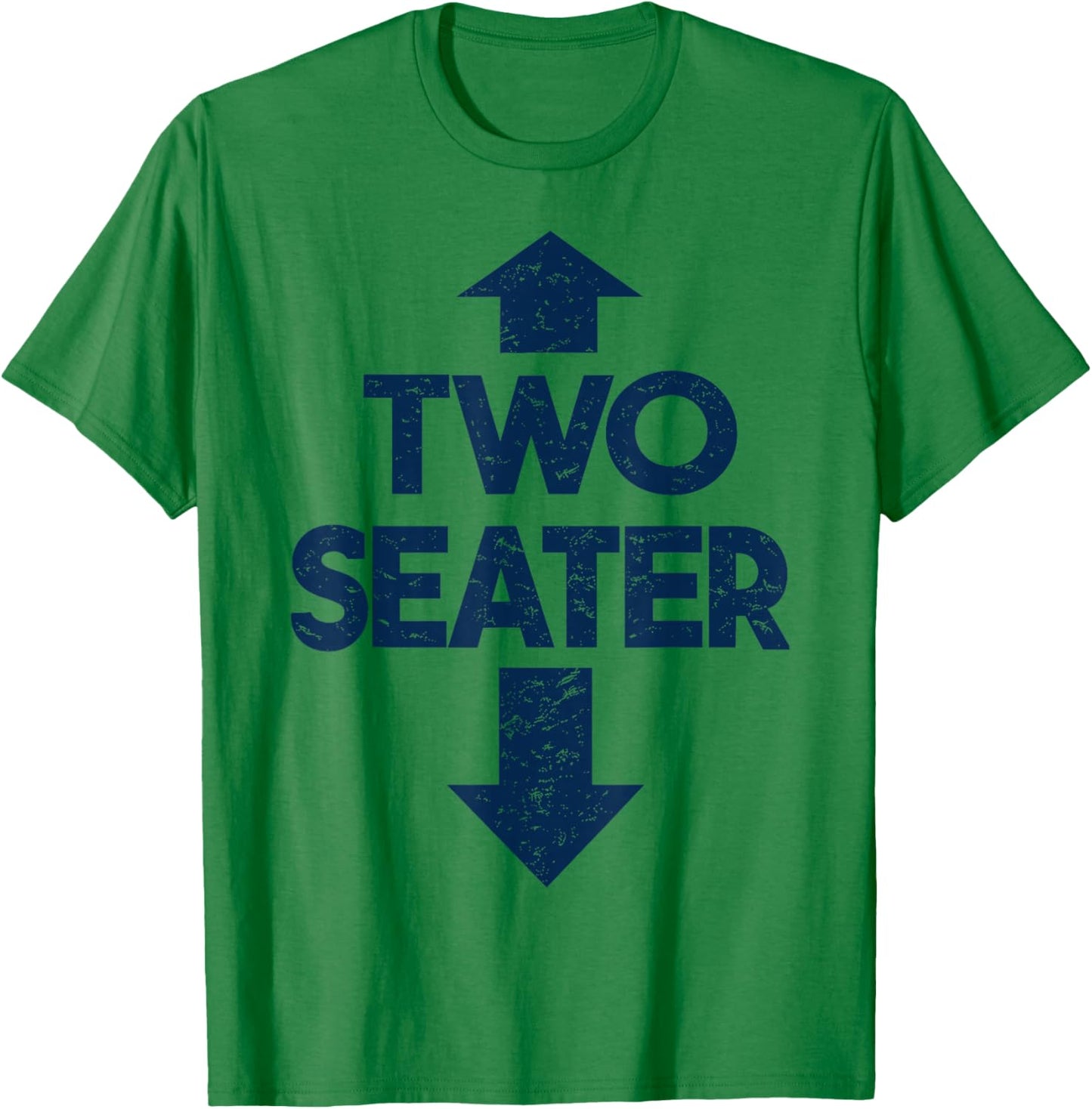 Two Seater Boys Funny T-Shirt - T-Shirt | Irish Green