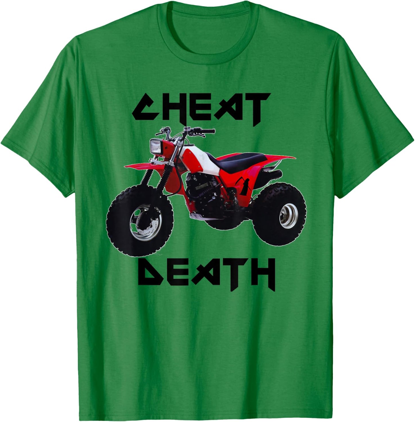 Vintage 3 Wheeler Cheat Death T-Shirt - T-Shirt | Irish Green