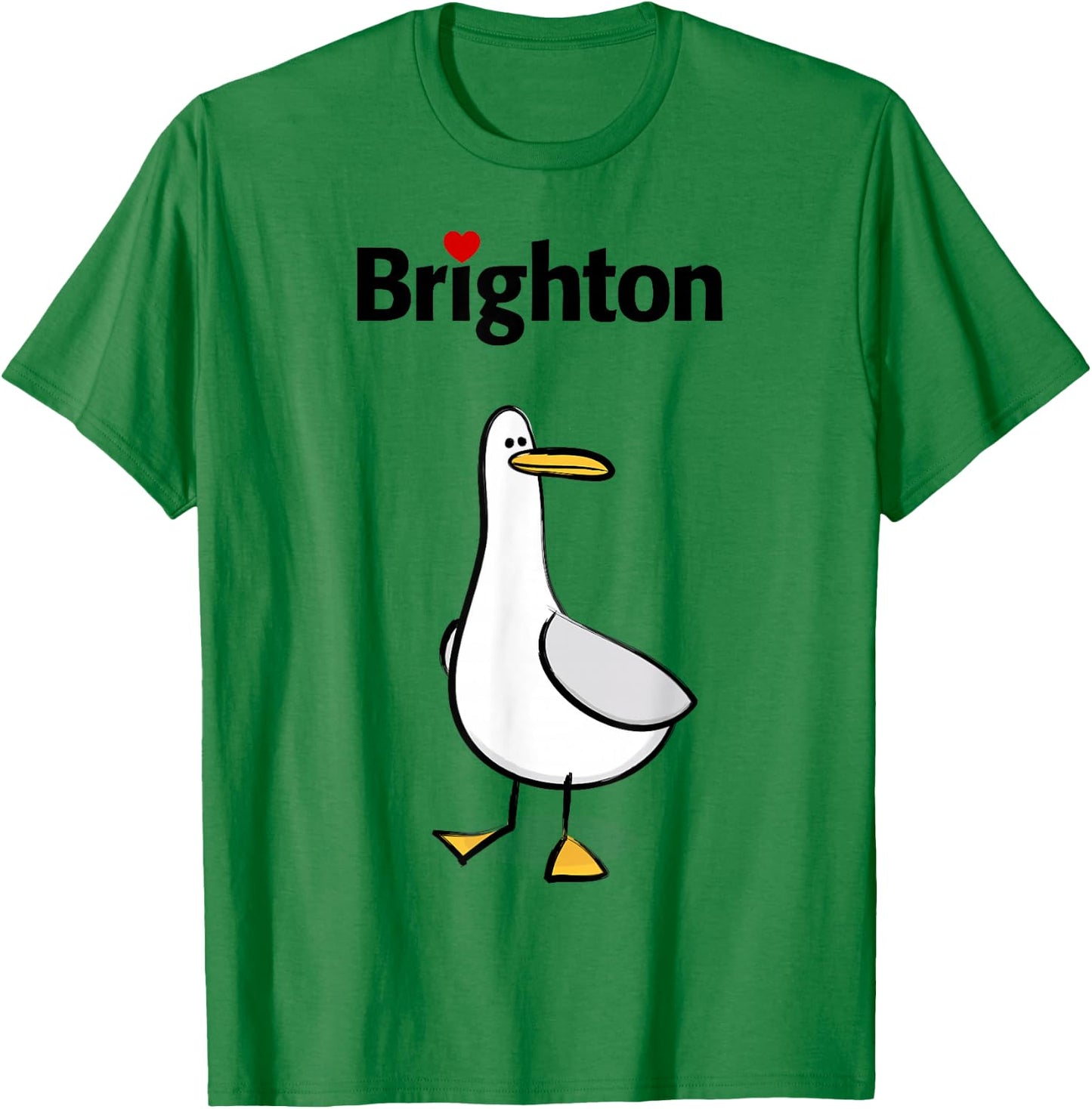 I Love Brighton T-Shirt - T-Shirt | Irish Green