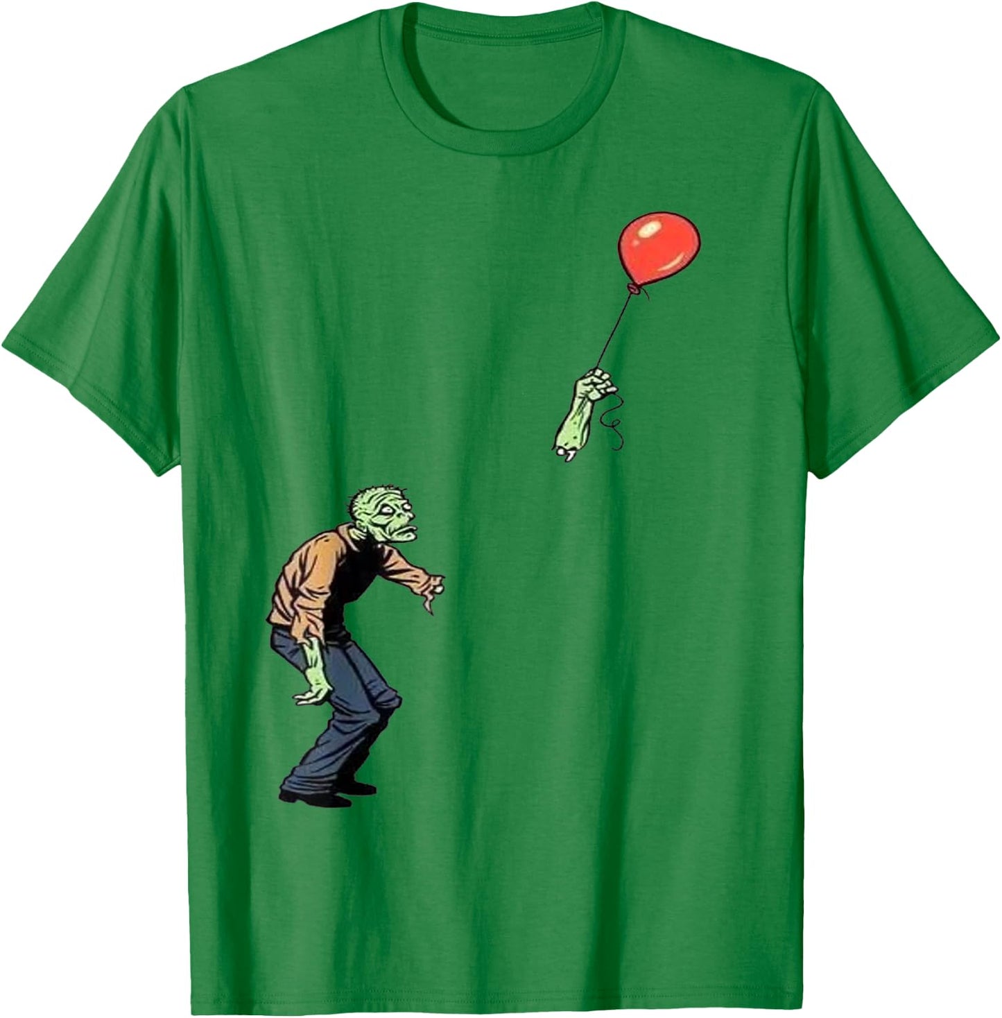 Zombie lost his balloon T-Shirt - T-Shirt | Irish Green