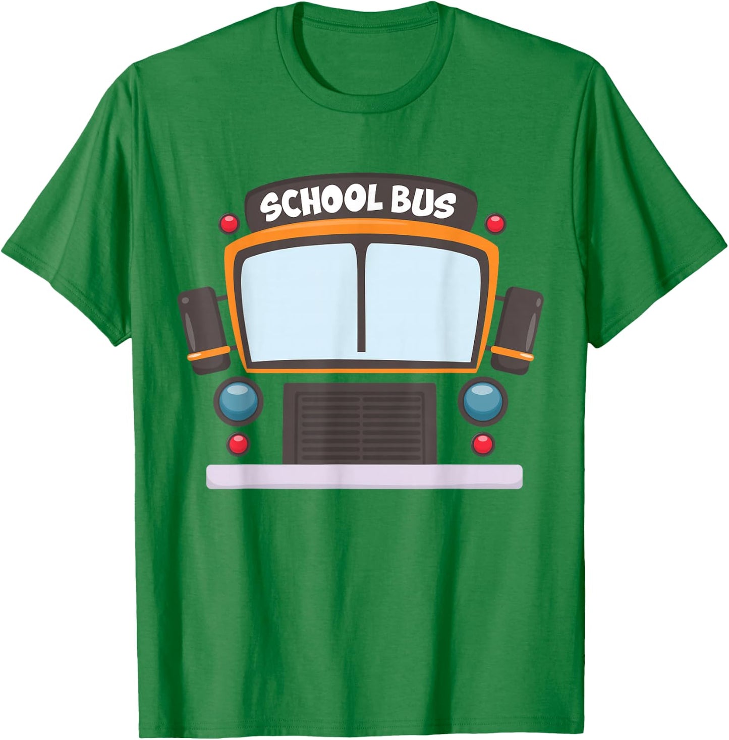 School Bus Costume Shirt Boys Girls Halloween Bus Driver Men T-Shirt - T-Shirt | Irish Green