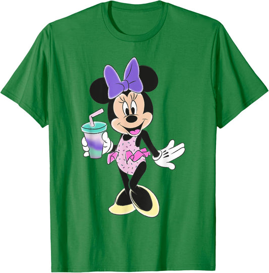 Disney - Minnie Mouse Unicorn Ruffle Swimsuit T-Shirt - T-Shirt | Irish Green