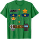 Policeman Costume Funny Birthday 4 Year Old T Shirt T-Shirt - T-Shirt | Irish Green