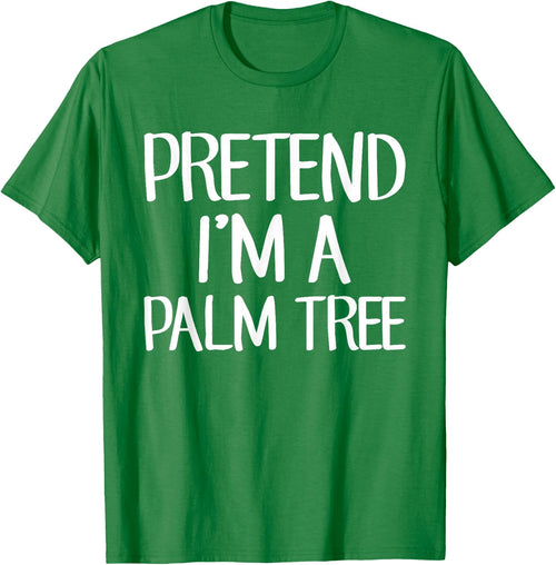 Pretend I'm A Palm Tree Costume Family Lazy Easy Halloween