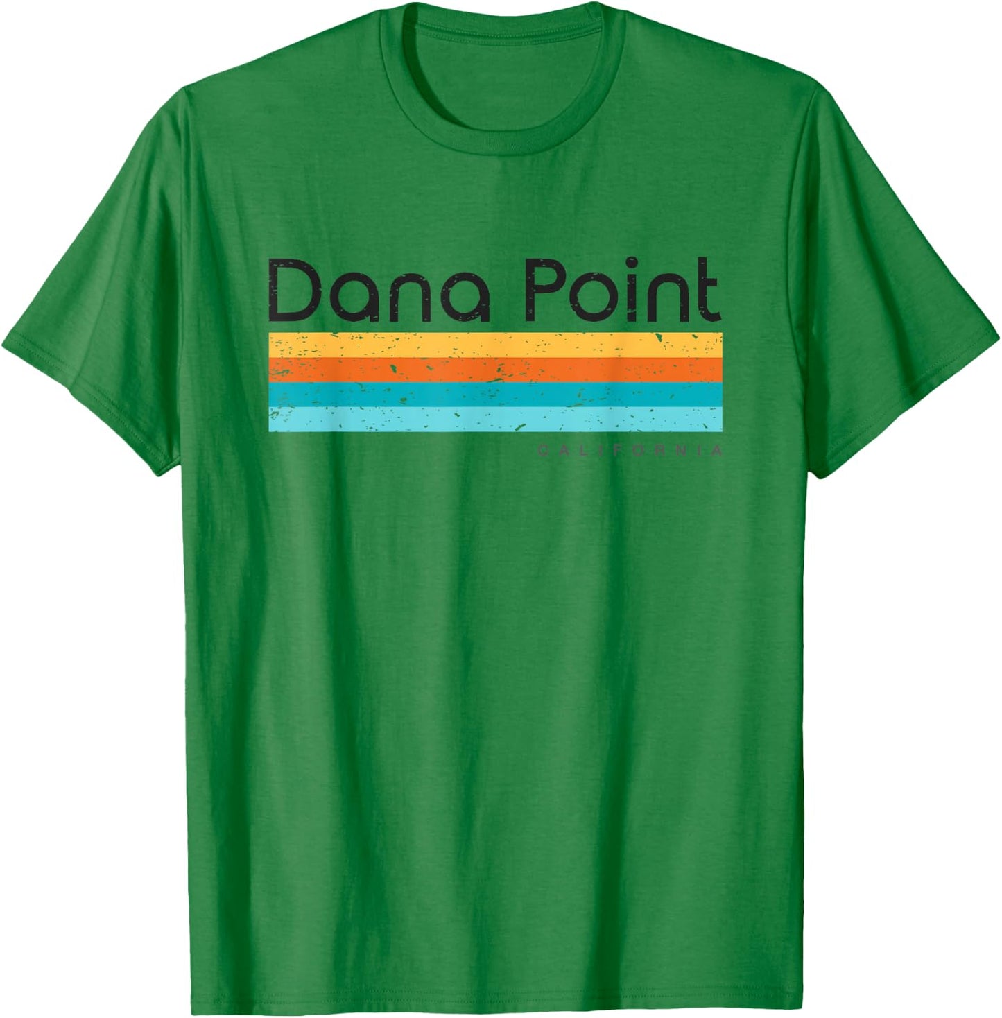 Vintage Dana Point California Retro Design T-Shirt - T-Shirt | Irish Green