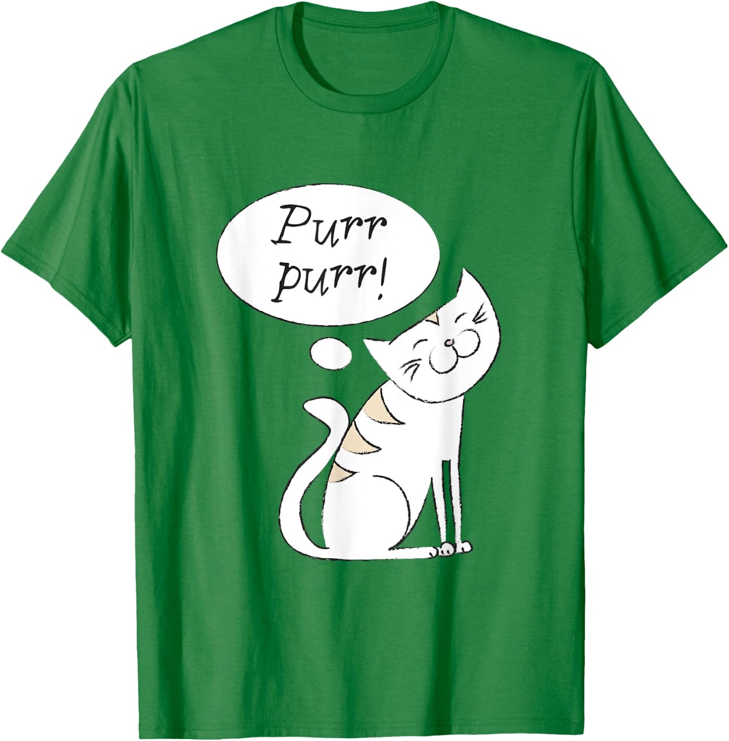 Purr! Cat Kids T-Shirt - T-Shirt | Irish Green