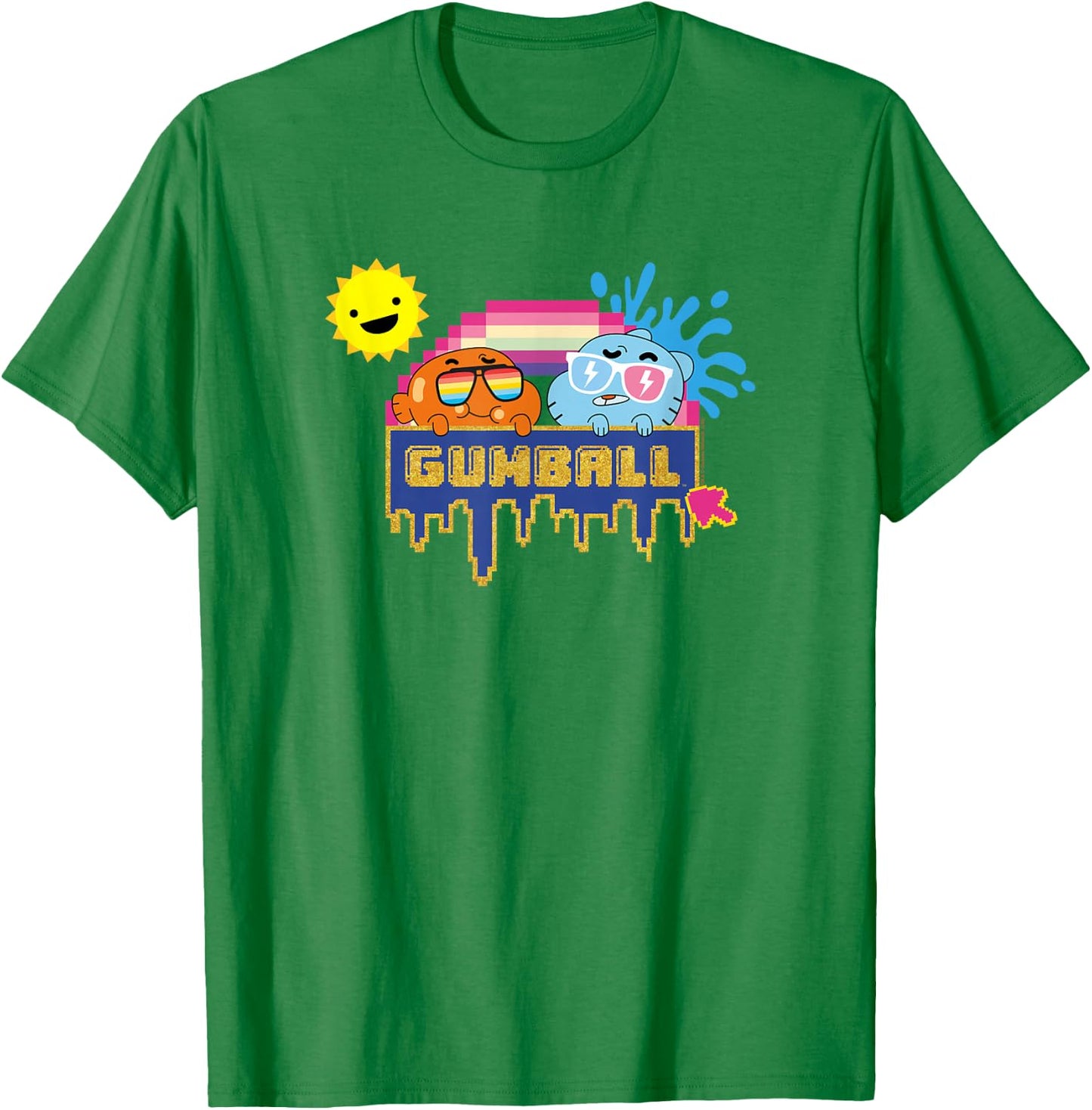 The Amazing World of Gumball Sunshine T-Shirt - T-Shirt | Irish Green