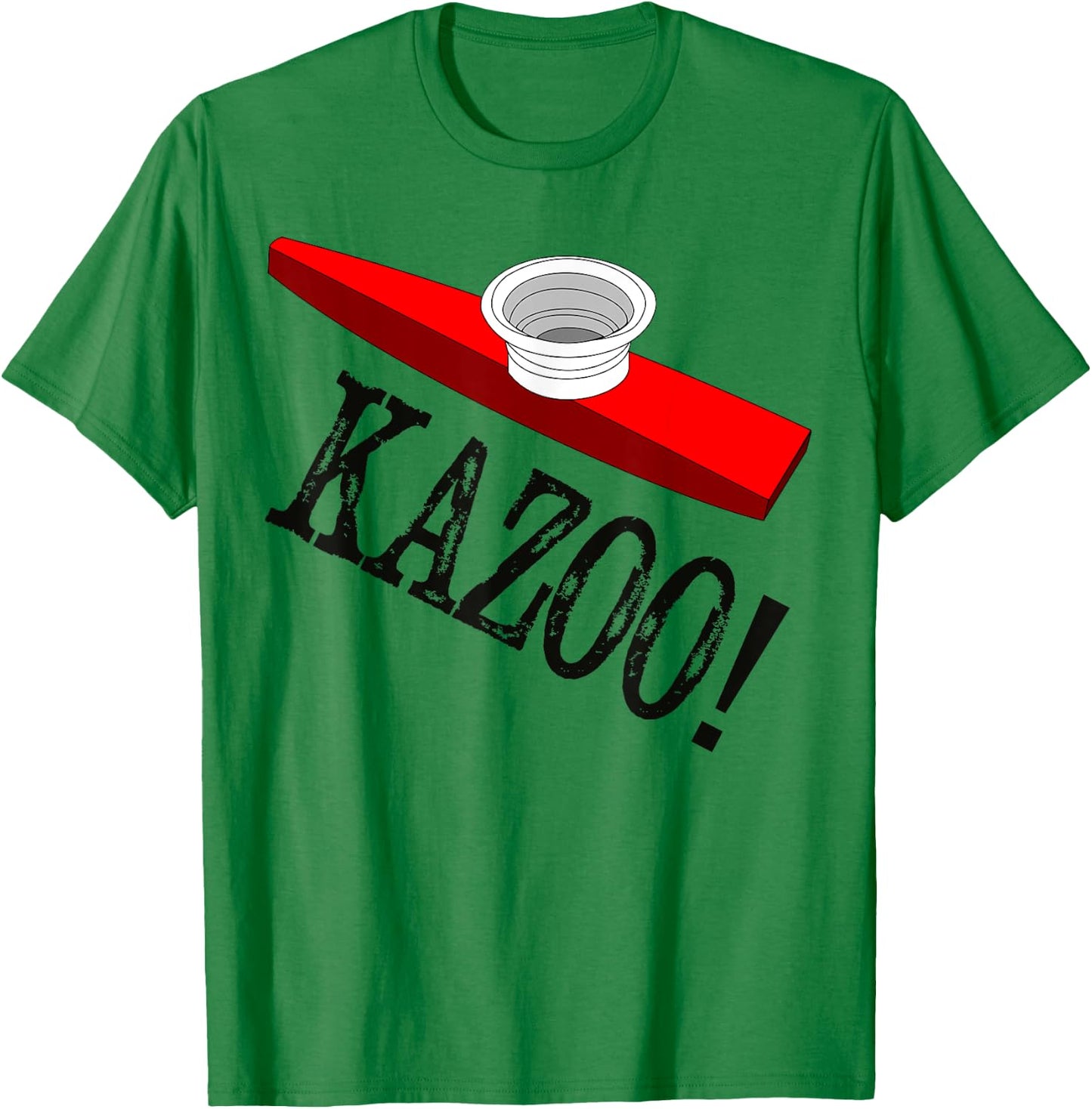 Kazoo Making Music Men Women Kids Boys Girls T-Shirt - T-Shirt | Irish Green