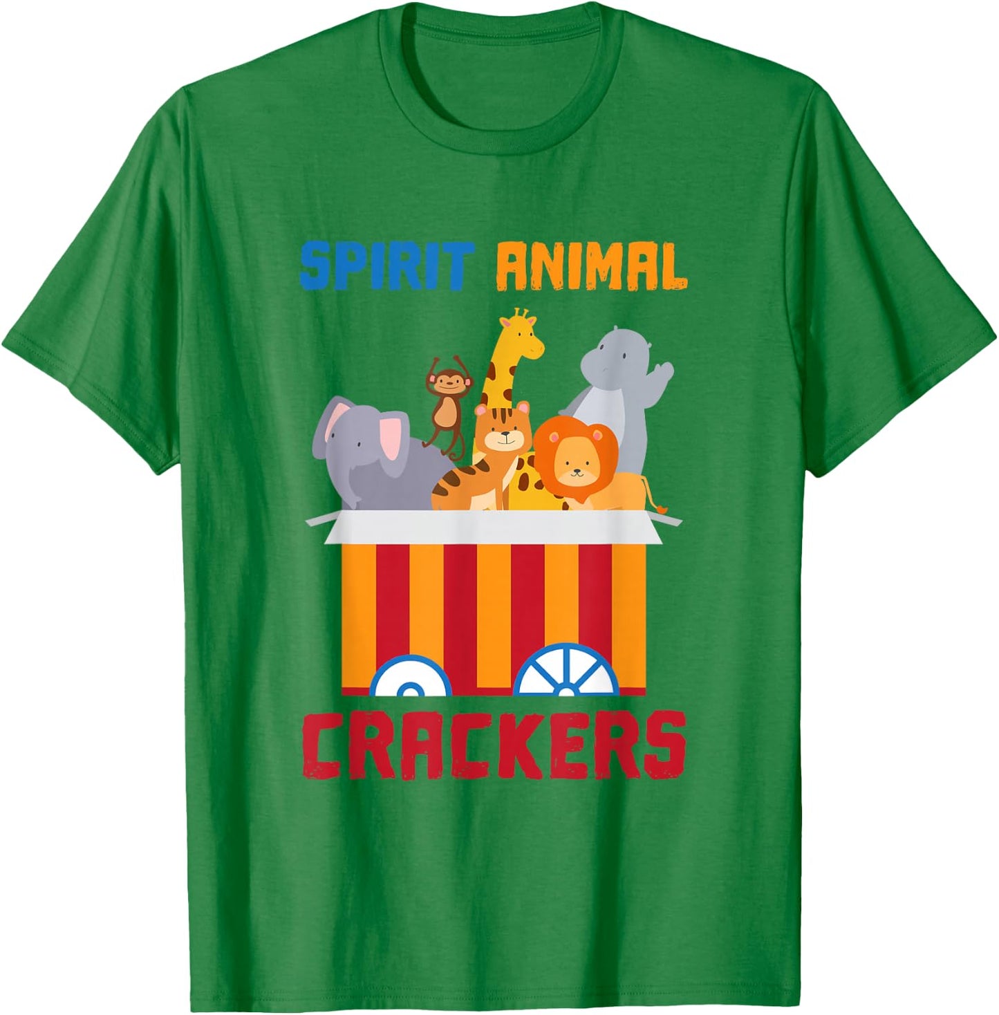 Spirit Animal Crackers | Spirit Animal Shirt T-Shirt - T-Shirt | Irish Green