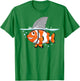 Goldfish With Shark Fin Shirt | Cool Sea Creatures Week Gift T-Shirt - T-Shirt | Irish Green