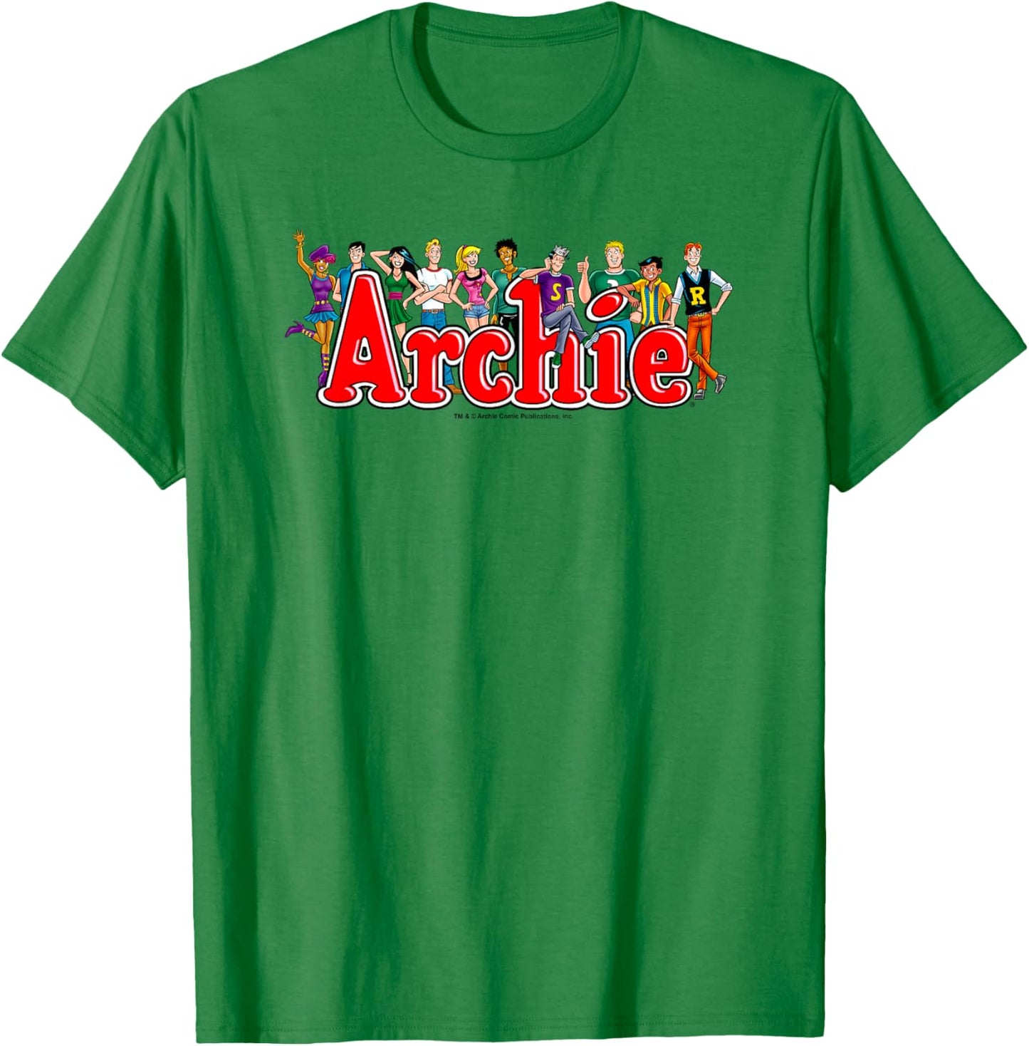 Archie Comics Character Lineup Logo T-Shirt - T-Shirt | Irish Green