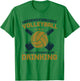 Funny Weekend Forecast Volleyball With Chance of Drinking T-Shirt - T-Shirt | Irish Green