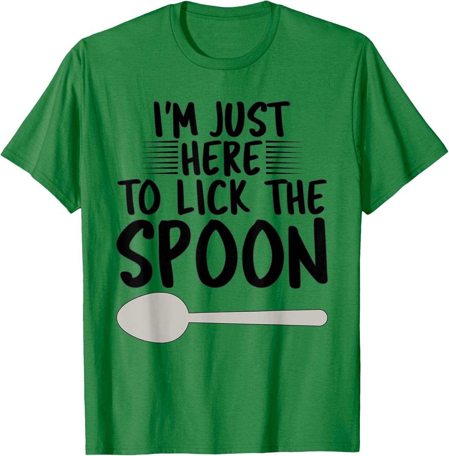 Baker Baking Gifts Women Funny Lick the spoon T-Shirt - T-Shirt | Irish Green