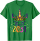 Unicorn Class Of 2034 Grow With Me Kindergarten Girls Gift T-Shirt - T-Shirt | Irish Green