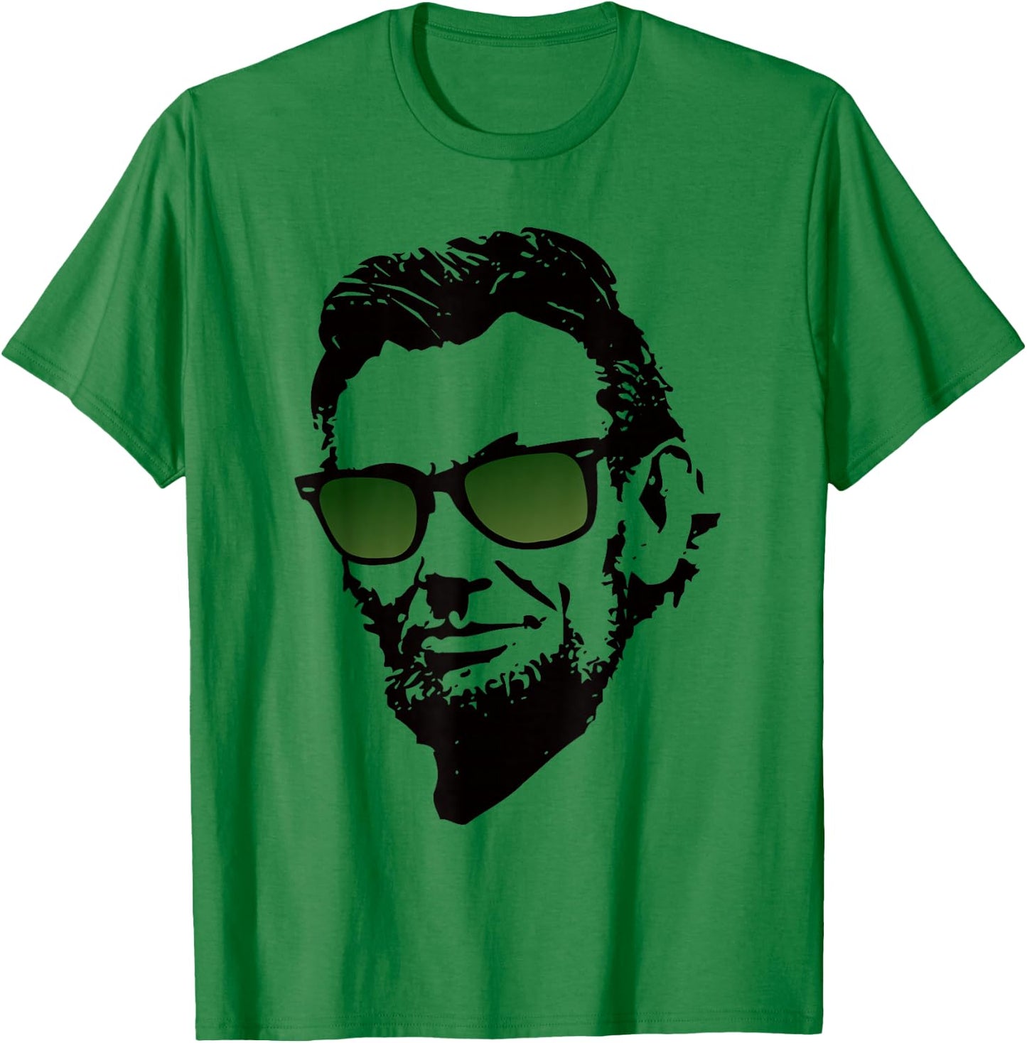 Abe Lincoln 4th July Vintage USA Funny Presidents Day Gift T-Shirt - T-Shirt | Irish Green