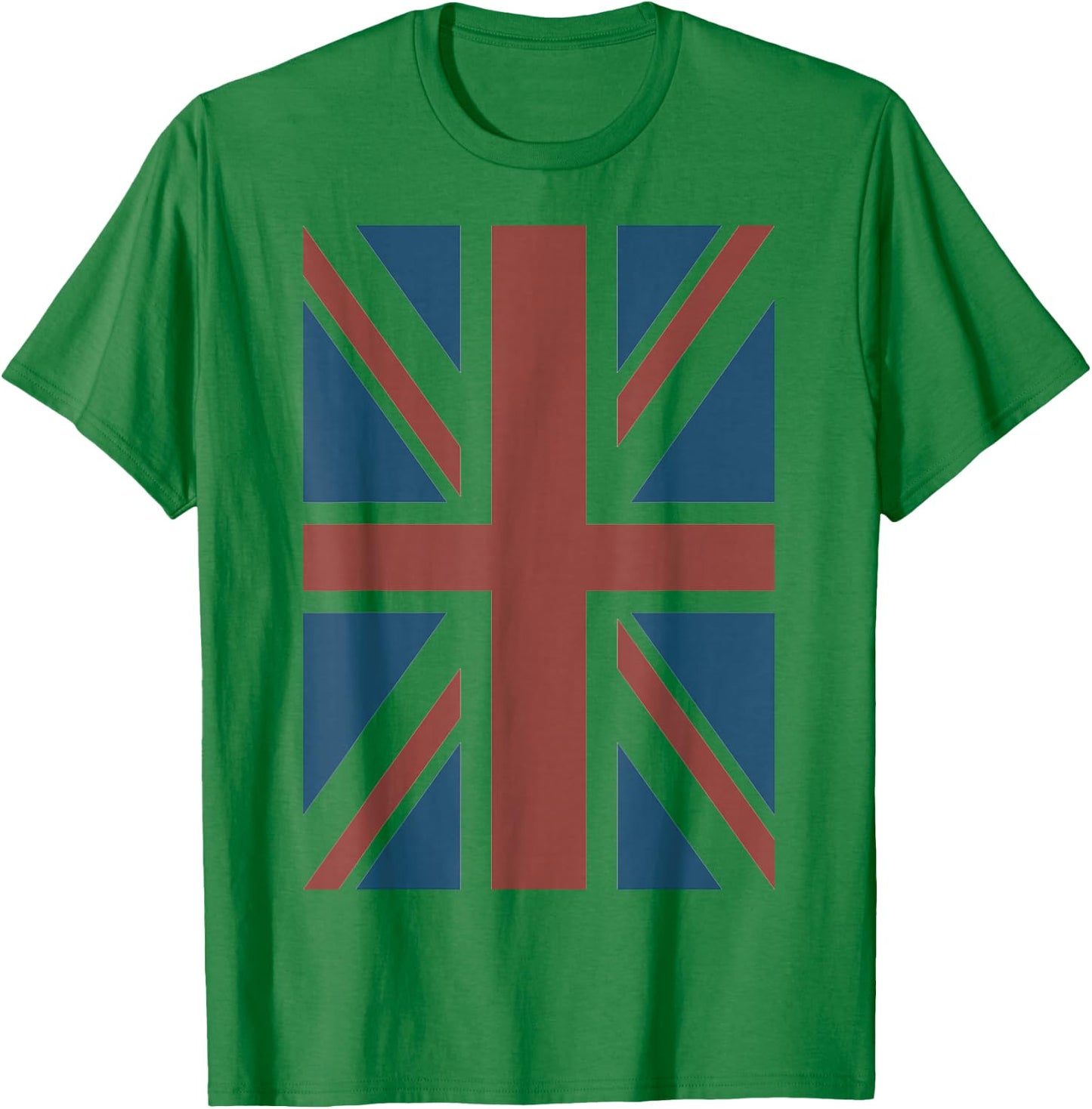Union Jack Flag England Great Britain United Kingdom T Shirt T-Shirt - T-Shirt | Irish Green